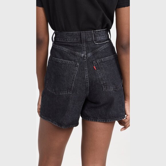 Made in Tomboy Aisha Shorts Black Denim Jean Shopbop - Picture 2 of 6